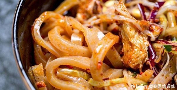 面水|自制凉皮面, 好吃弹牙, 看着都流口水