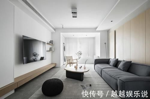 缩小|为追求极简,她坚持不安装门窗套,全屋骨子里都透着干净!
