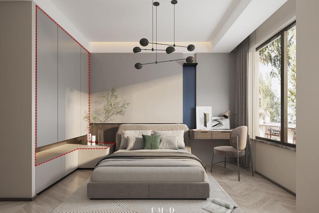 新中式|130㎡+顶楼54㎡的顶复式,没有红木与雕花的新中式,依然美到心底