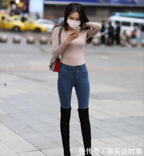 衬衣 秋装时尚穿搭,紧身上衣配短靴,轻松“秀身材”!