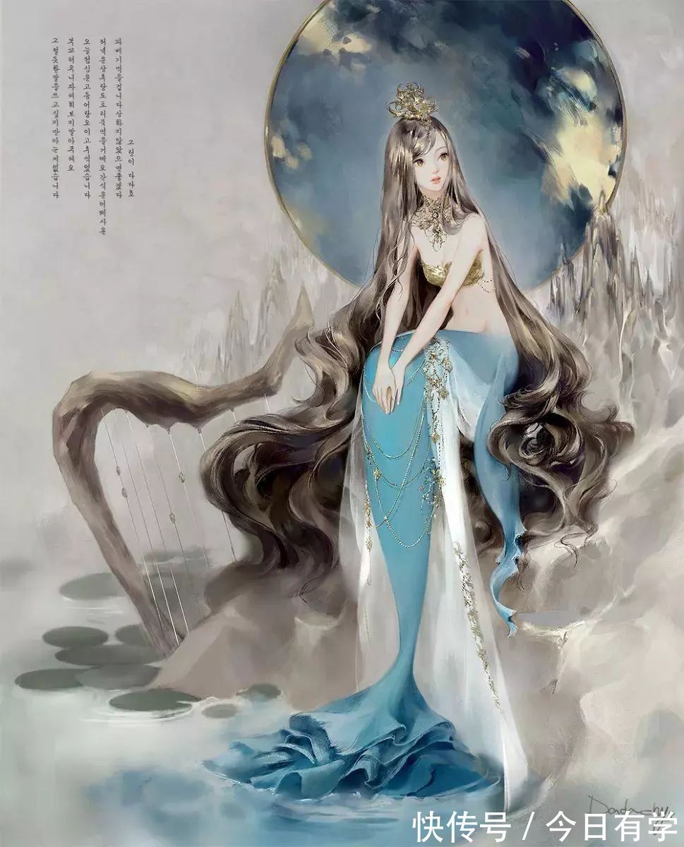 大触&画仙女专业户,大触笔下的仙女太有灵气了,好想娶回家