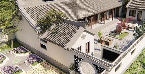 黛瓦|牛75万自建最美四合院,白墙黛瓦,庭院幽深,堪称传世之院