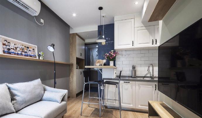 过道|33平米超小户型,巴掌大的地方,厨房、客厅、卧室啥都有