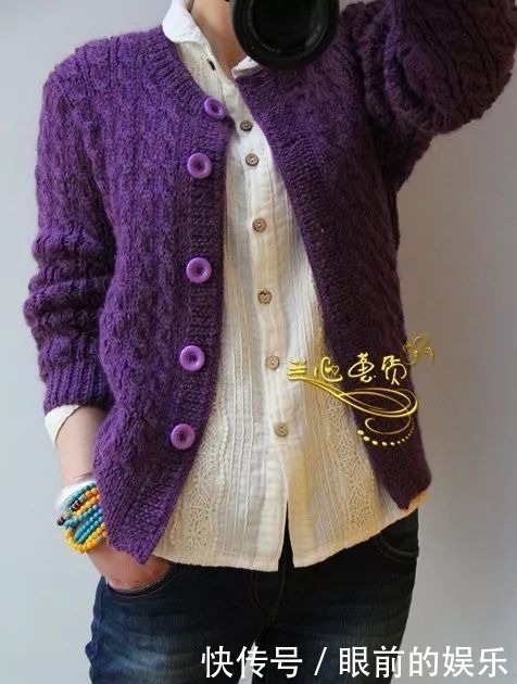 适合|适合各个年龄段穿的一款开衫外套的织法