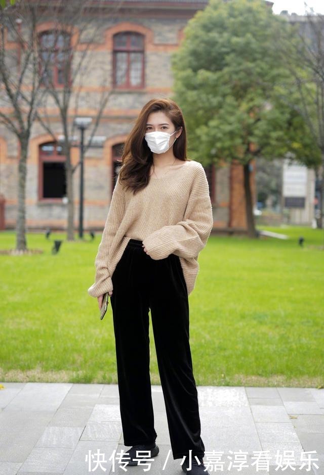 毛呢|入冬后别总穿阔腿裤,最近流行的“毛呢裤”,时尚保暖又遮肉