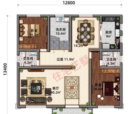 自建房|老妈选了2套农村自建房三层别墅图纸，造价只要25万，哪套好看