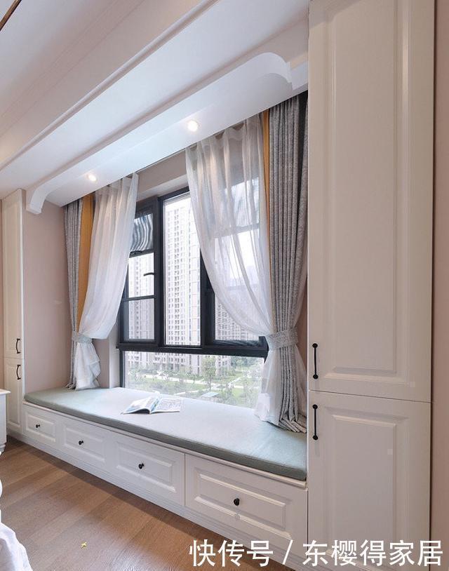 收纳|等我以后买了房，飘窗一定要这样装，漂亮又实用，多久都不过时