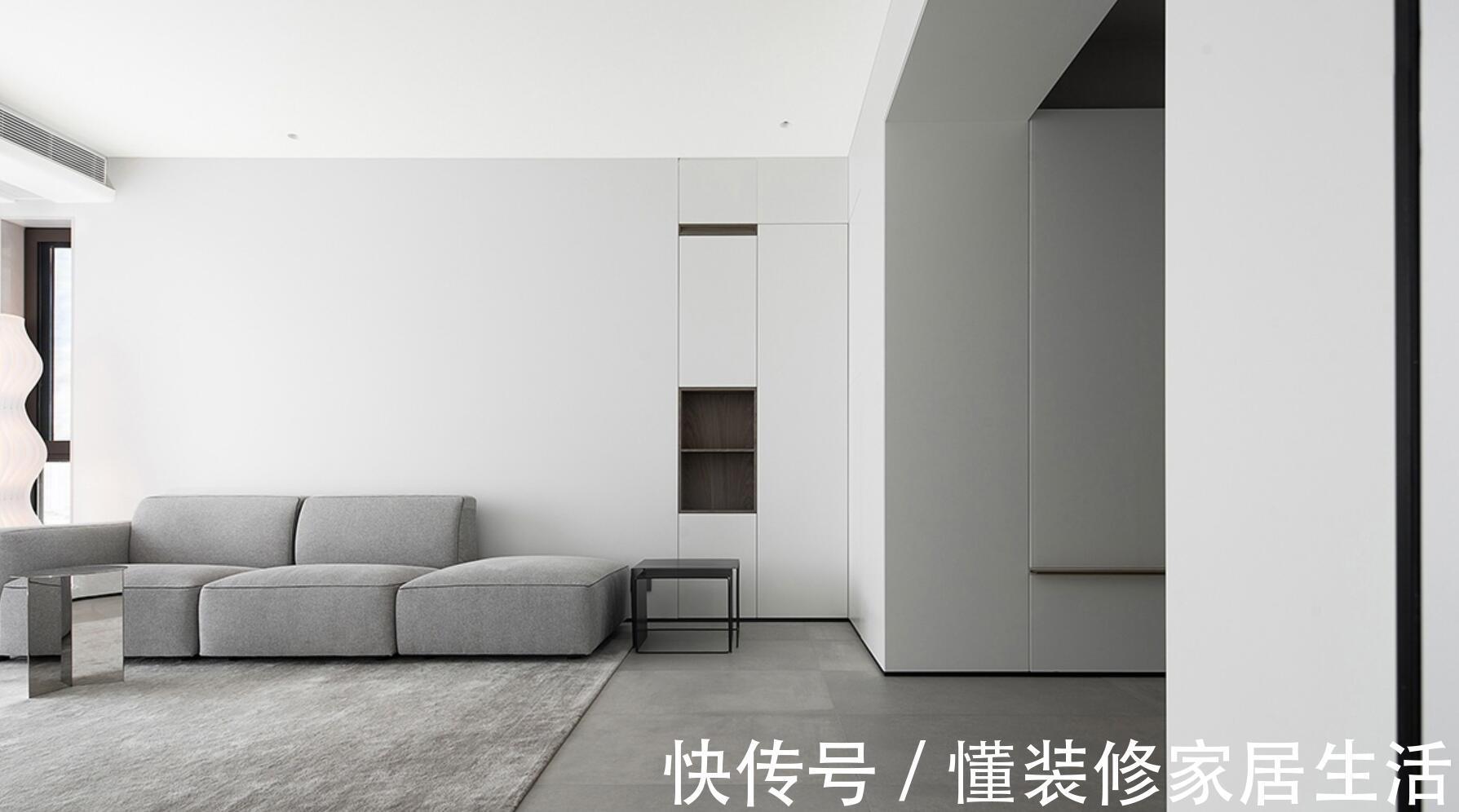 储物柜|为追求极简主义,她将新家装修得一尘不染,完工后太高级了