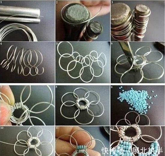 铁丝|嫌弃耳环难看,在家拿些珠子,串一串,每天都戴不同风格!附教程