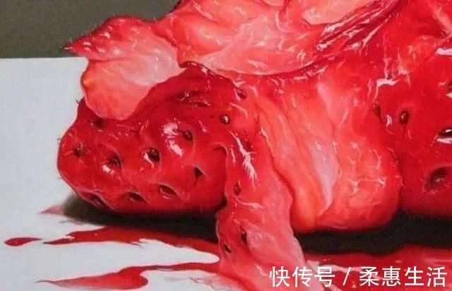 冷军@80后画家画了一颗草莓,被咬了一口,却拍出20万,专家毫无美感