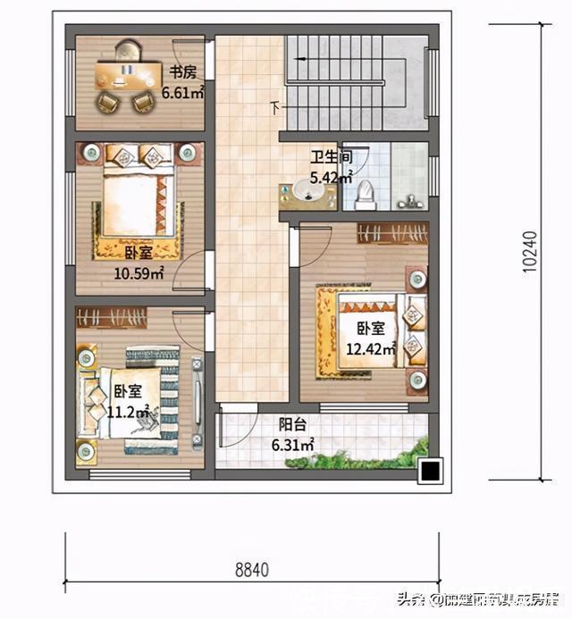 图纸|农村建房宅基地面积不到100平方米？如何建房，这套图纸很适合