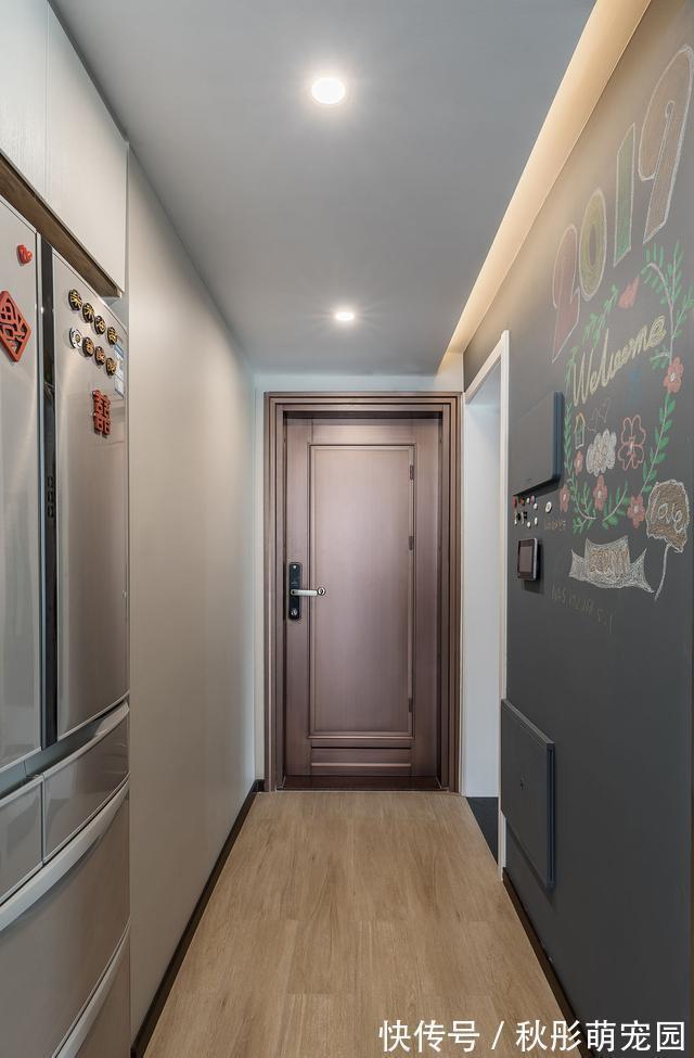 玄关|96㎡三房,两个人住!装修不是很豪华,把简约温馨带回家