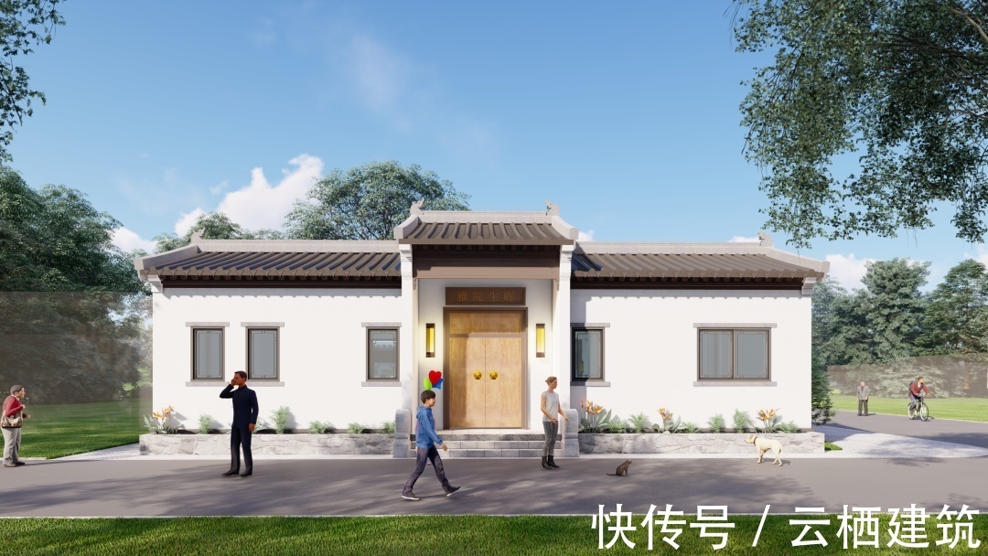 娱乐室|安徽二层中式合院,15.6m×25.7m