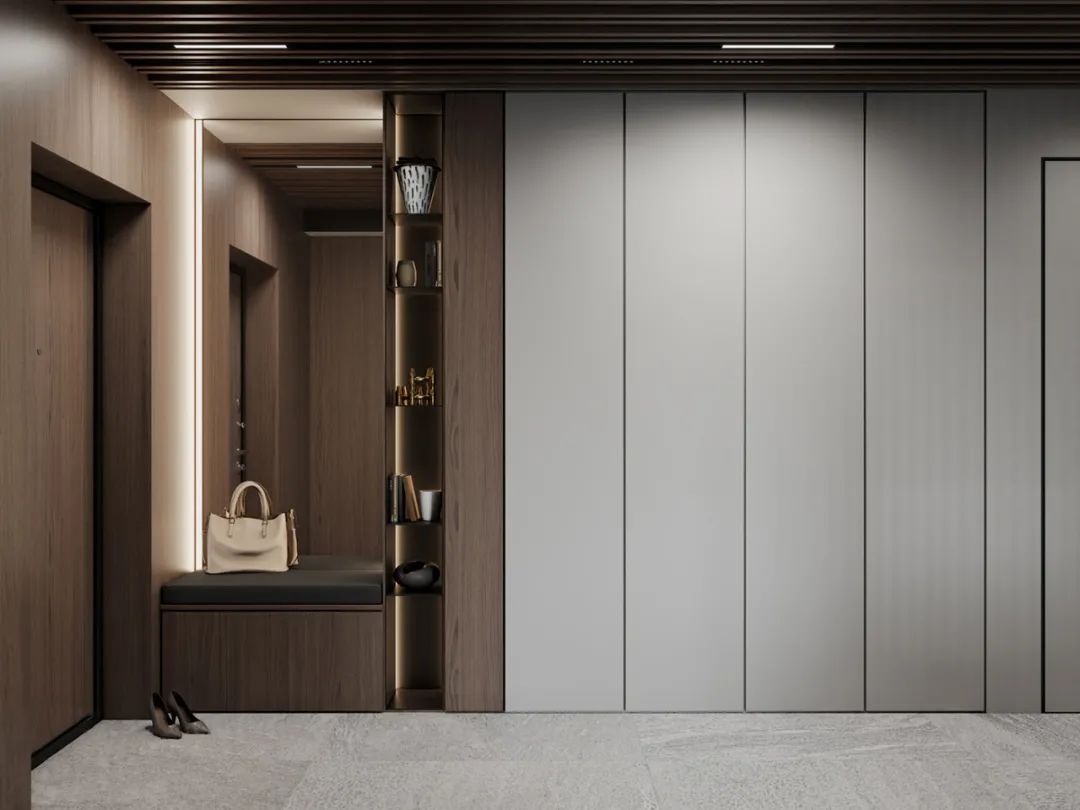 家装|80款入户鞋柜设计方案,人家这样装,太亮眼了