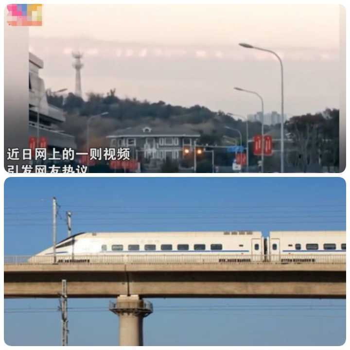 动车|无锡现“开往天国的火车”，空中有辆动车在飞驰，实景其实并不远