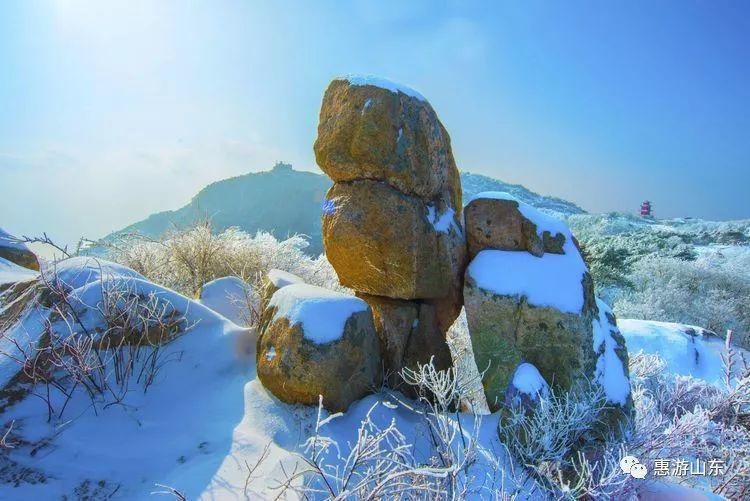 泰山银装素裹后石坞，雪松玉树赛仙境！