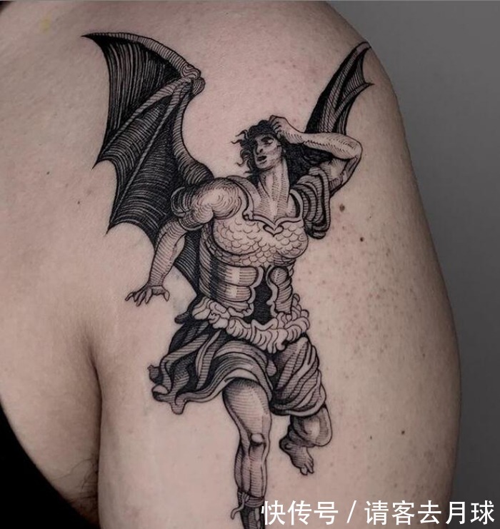 线条|每一根线条它们都在认真的表达自己 好看的线条结构纹身(一)