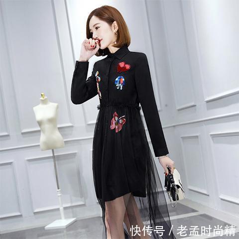 永不过时的黑色经典,微胖妹子显瘦百搭还时尚