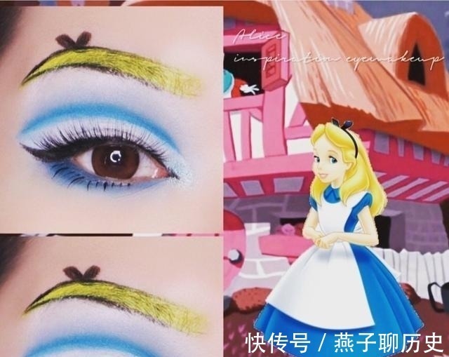 Cospl真人Cosplay,用眼妆COS迪士尼公主!这不同风格的眼睛让人着迷