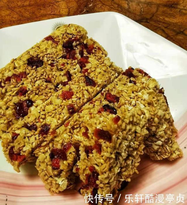 燕麦酥|自制甜又脆的燕麦酥，方法简单，低热量高营养，比外面买的好吃