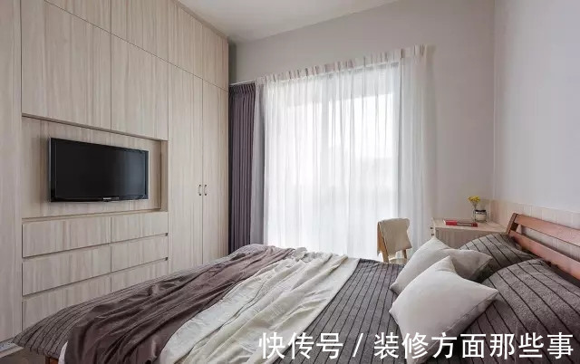 软装|115三居室平软装质感居家舒适，整面墙的收纳柜子十分强大