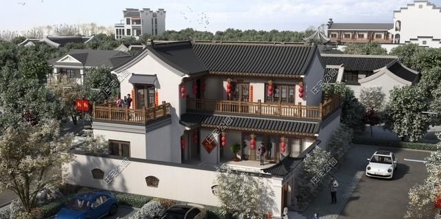 洋别墅|农村建房就该是中式,6套适合老百姓自建的中式合院,秒杀洋别墅