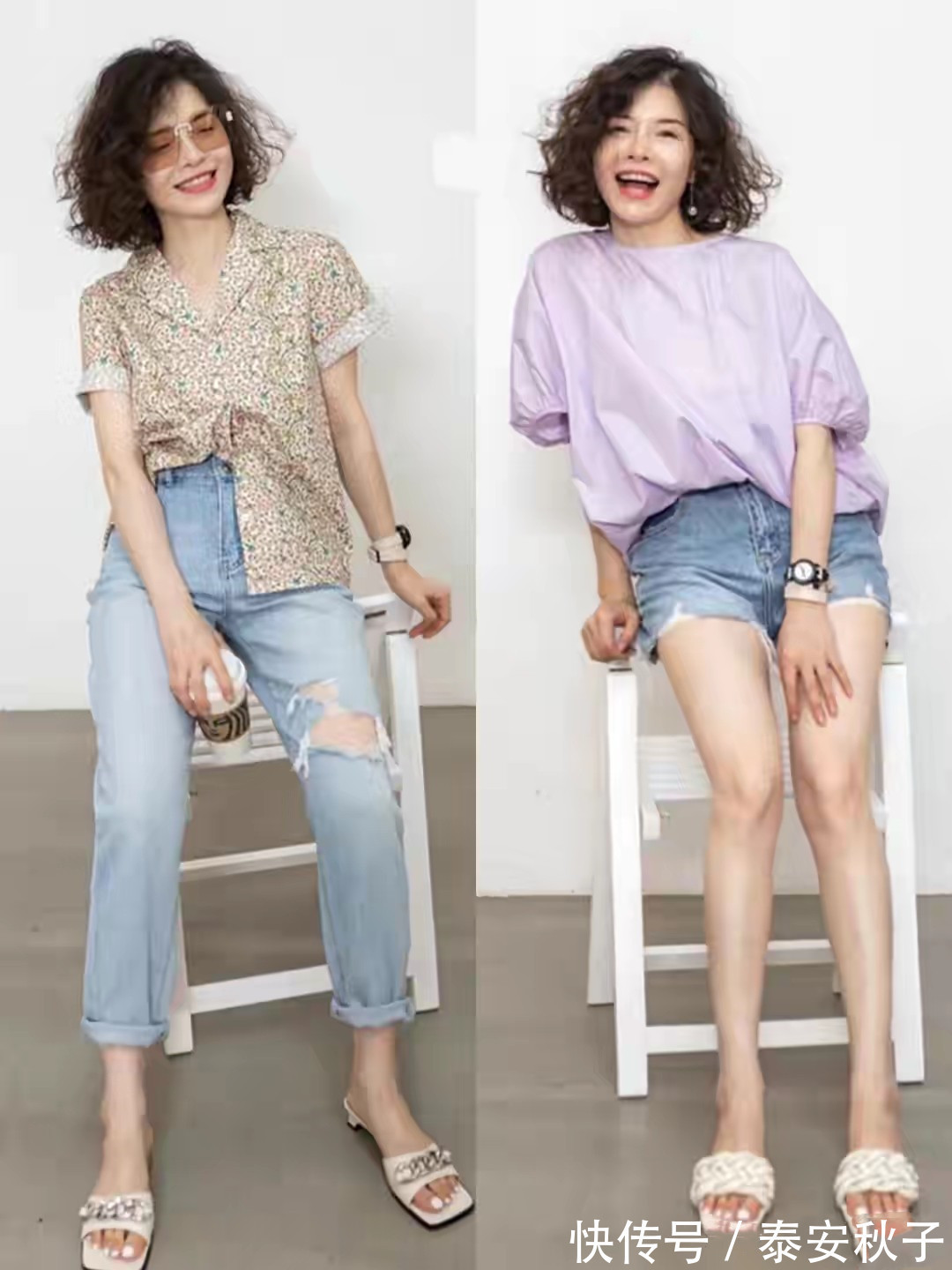 右图|谁说“大妈辈”就不能美了?看50岁+的她:穿搭又酷又飒,太时髦