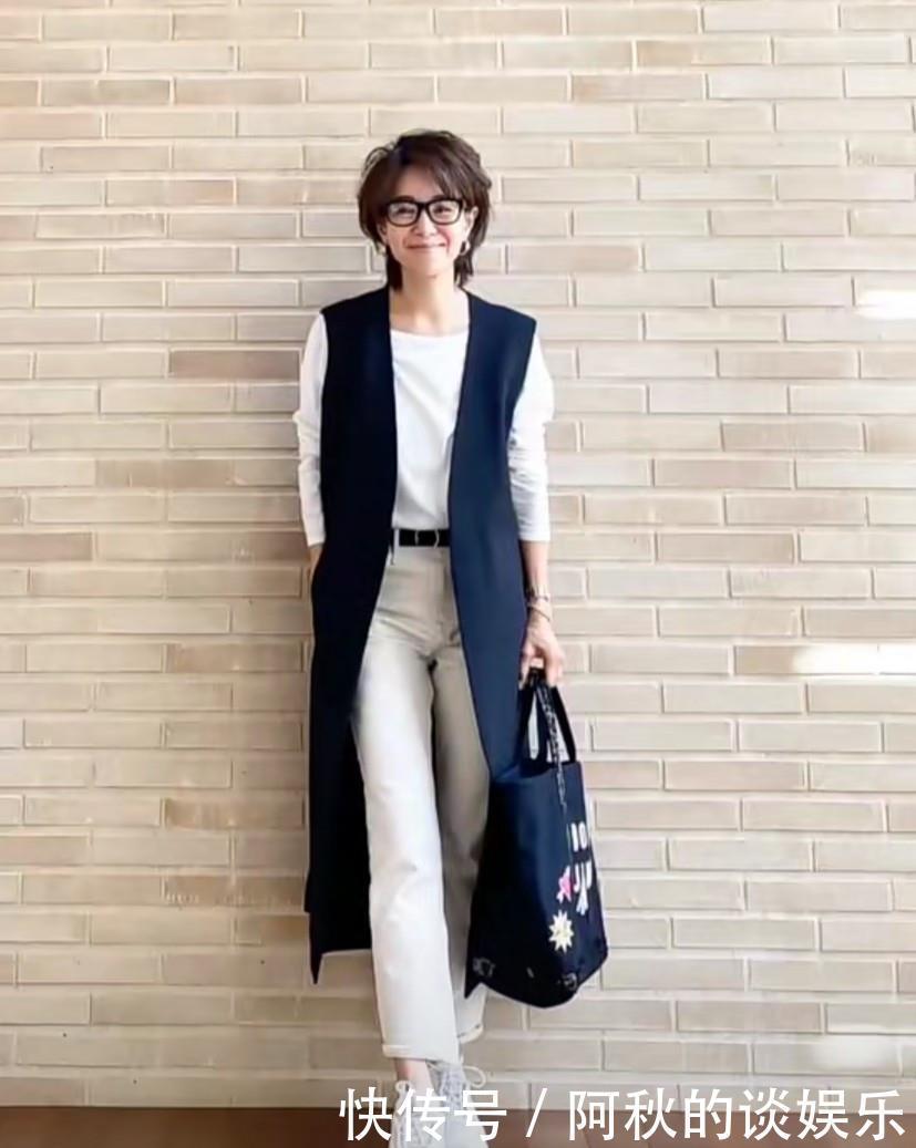穿搭|50岁女人穿不出高级感？学日本主妇从“三要素”穿法，时尚且年轻