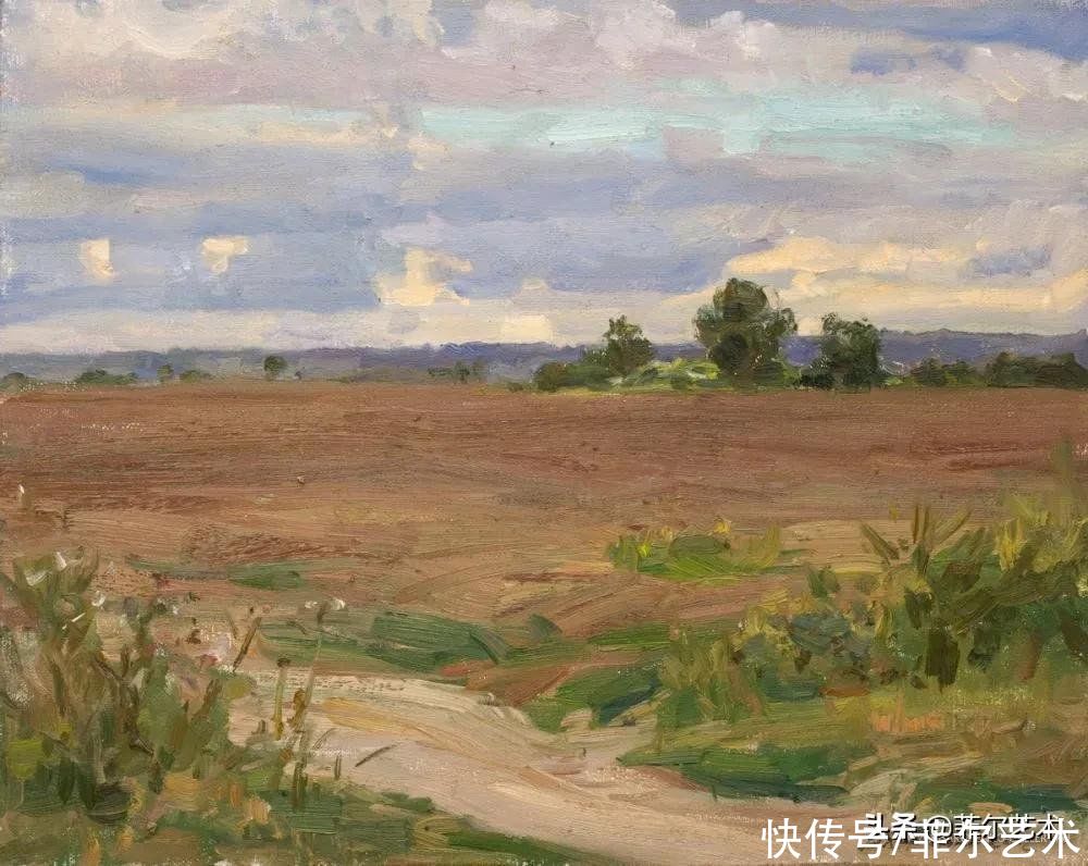 victori俄罗斯女画家维多利亚·哈尔琴科风景油画作品欣赏