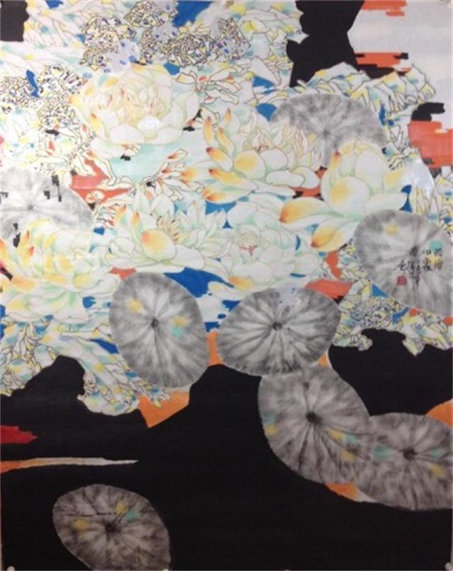 岁月如歌#《红了山村醉了秋》:著名画家边广兰作品赏析