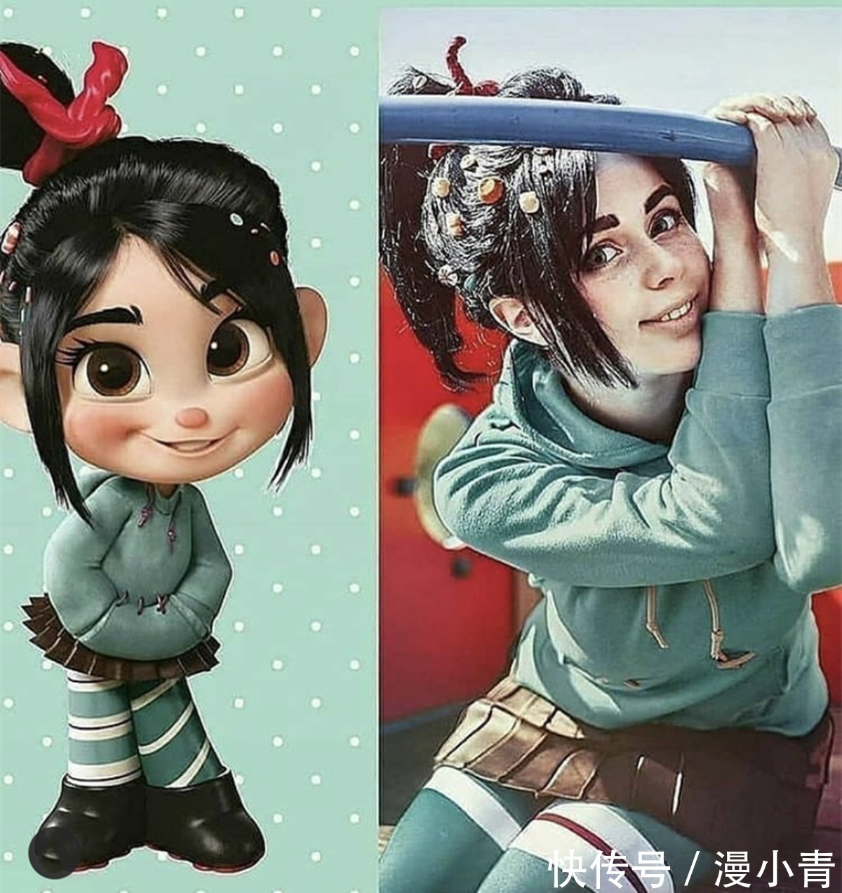 coser|一家人一起玩COSPLAY，母女姐妹都能演，这下不用使用道具假人了