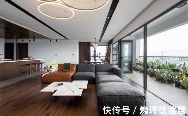 户型|220㎡大平层,大横厅7米长,换成我也心甘情愿买高层,比别墅舒服