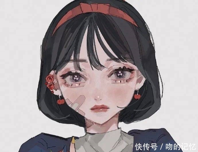 不一样的迪士尼公主动漫女生头像~|插画头像| 公主