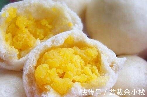 家庭早餐菜谱，奶黄包，简单美味营养，一道不错的甜点，适合夏天