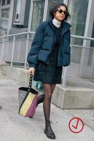 做一个穿羽绒服好看的人