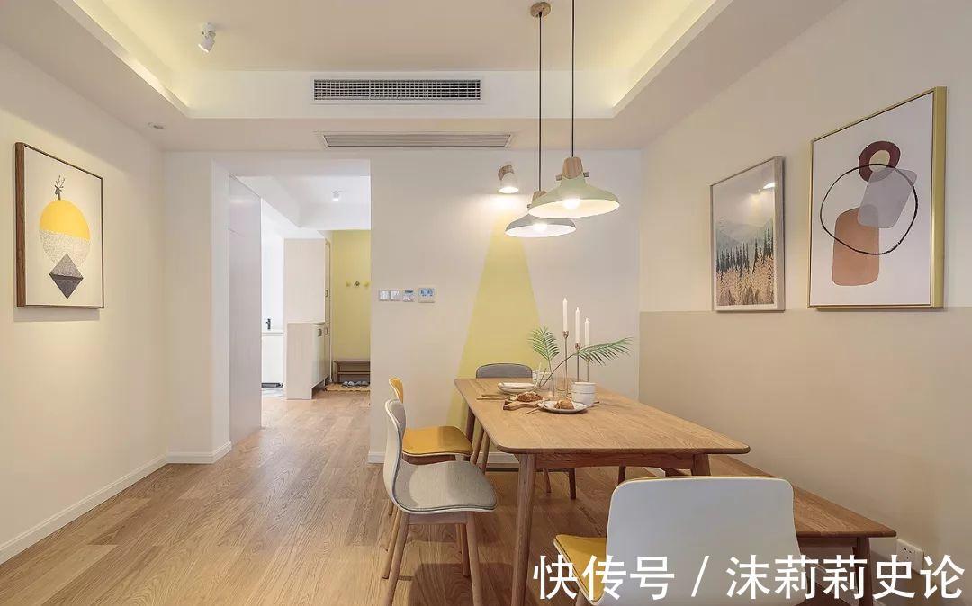 中性色|原来墙面现在流行几何拼色装,层次感明显,也增添了趣味性!
