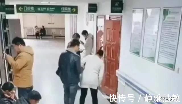 医院|“最美孕夫”火了,医院产检没人让座,准爸爸蹲坐当椅给孕妇坐