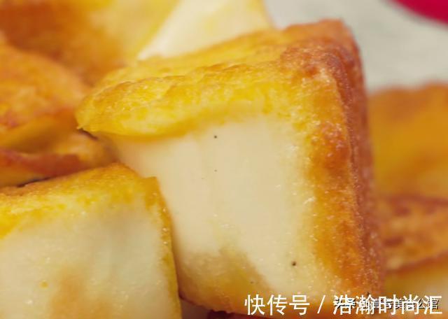 刀切馒头|脆皮馒头搭配南瓜牛奶羹,好吃的营养早餐,甜香味美,孩子特爱吃