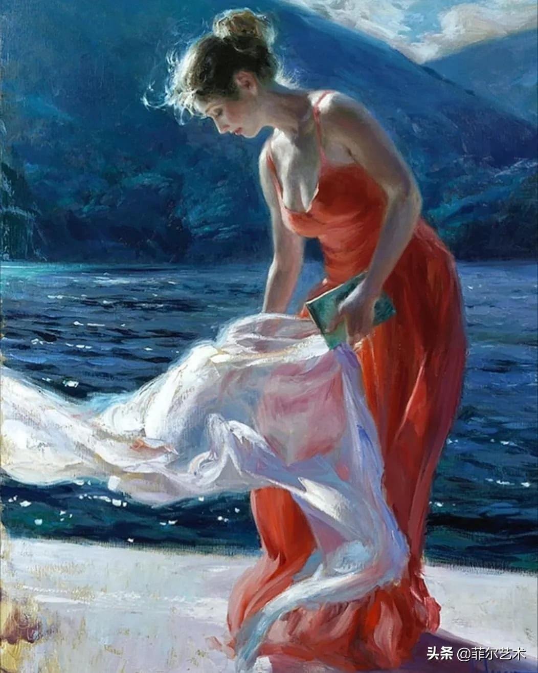 哈巴罗夫斯克&犹如花朵绽放,美得让人难忘~俄罗斯画家人物油画作品欣赏