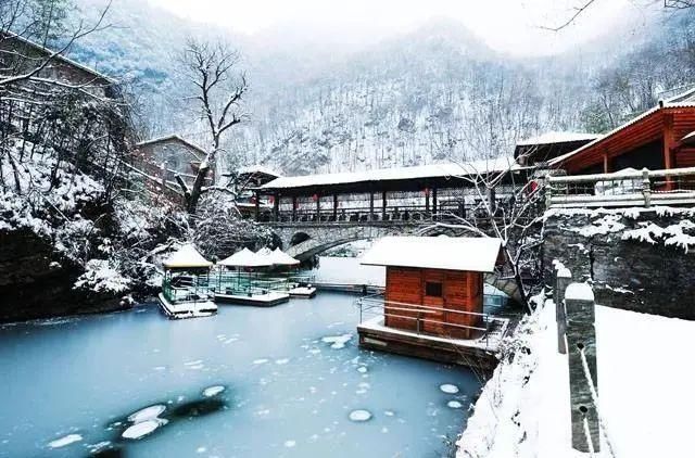 金丝峡|陕南的这座峡谷，藏着秋冬两季最梦幻的美景~