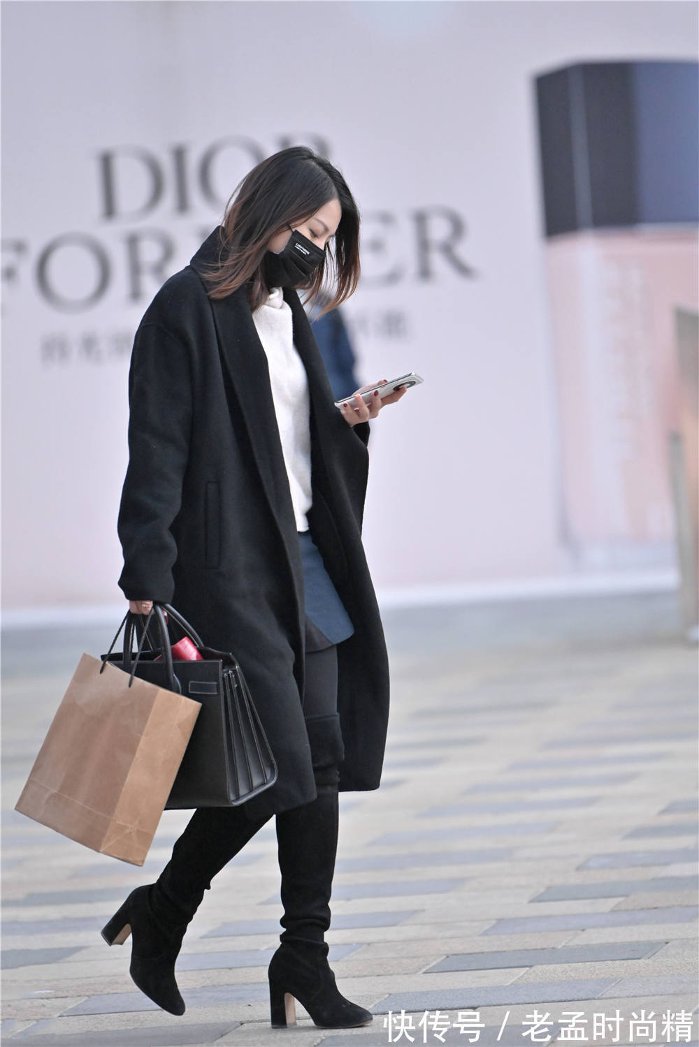 穿搭 冬季选择长靴来搭配,要选择什么款式?感觉是很重要的