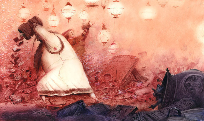 欧尼科夫!插画家欧尼科夫:画风瑰丽,笔触细腻,充满着独特的想象力