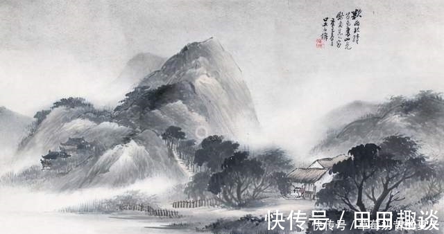 水墨|海派艺术家大家吴石仙经典水墨山水画作品欣赏