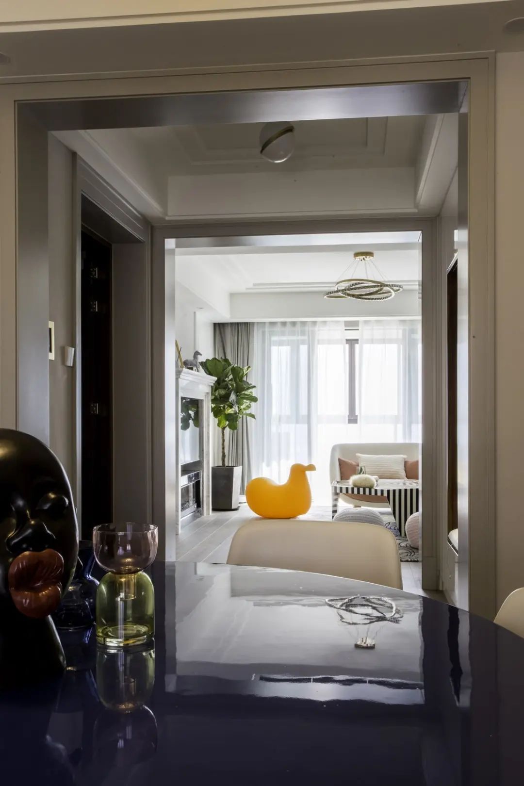 舒适|180㎡浪漫小窝，蓝与粉、灰与白，优雅情趣，轻松舒适