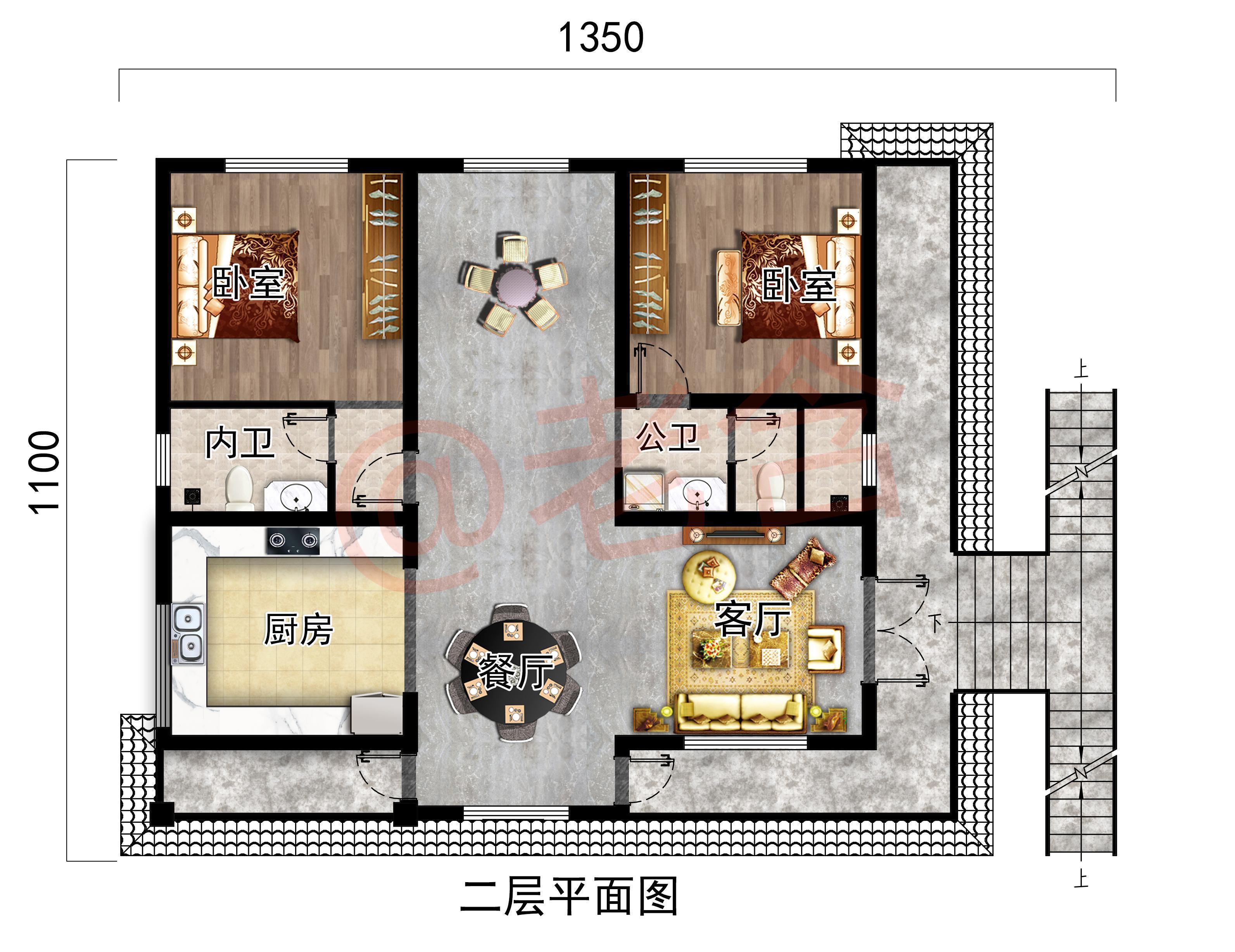 占地面积|建房师给了2套自建房图纸，一套现代风，一套美式，该怎么选