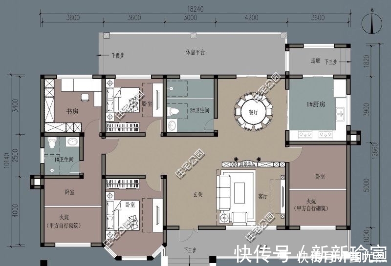 占地|这10套图纸告诉你2020年农村建养老别墅,什么设计最受欢迎