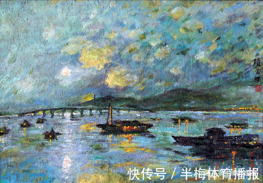 少年时代$中国早期油画家:颜文樑油画作品欣赏