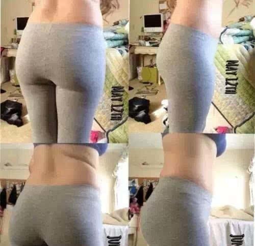上翘|臀部线条大比拼,看看练与不练的对比,赶紧去练臀