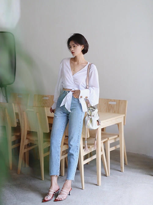 适合职场穿的“衬衣”穿搭灵感：学会这几种“法式”搭配法