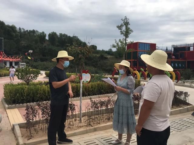 苹果谷景区|静宁县文旅局对35°苹果谷景区创建国家3A级景区进行初验